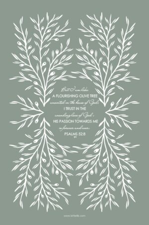 TEA TOWEL : Olive tree