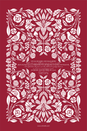 TEEDOEK : Veld Lelies (Robyn Rooi)