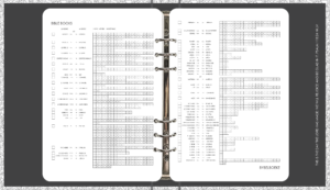 MY 6RING BINDER: Bible Study Pages (100 pages) 50 Sheets
