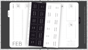 STICKER SHEET: Month Tabs (1 Page)