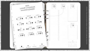 ICON STICKER SHEET: 2025 Lunar Calendar (1 Page)